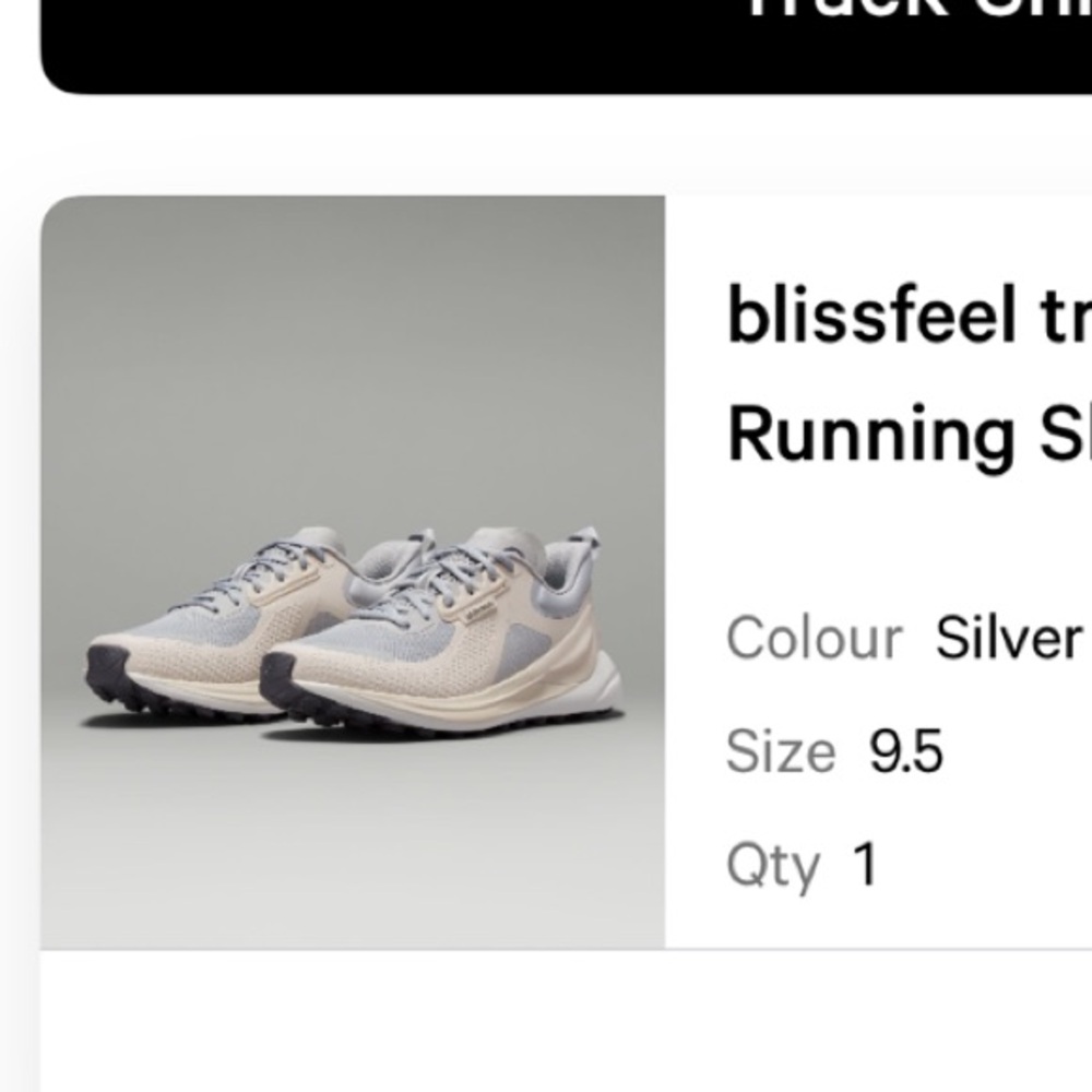 lululemon athletica Gray Cream Athletic Shoes